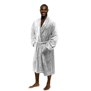 Miami Dolphins Men's Silk Touch Plush Bath Robe-Bathrobe-Northwest-Top Notch Gift Shop