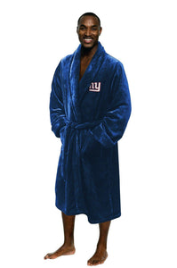 New York Giants Men's Silk Touch Plush Bath Robe-Bathrobe-Northwest-Top Notch Gift Shop