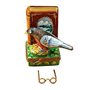 North American Book Of Birds Limoges Box by Rochard™-Limoges Box-Rochard-Top Notch Gift Shop