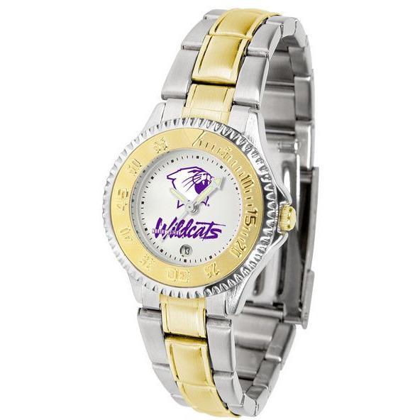 Northwestern Wildcats Ladies Competitor Two-Tone Band Watch-Watch-Suntime-Top Notch Gift Shop