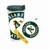 Oakland Athletics Colossal 24 oz. Tervis Tumbler with Lid - (Set of 2)-Tumbler-Tervis-Top Notch Gift Shop
