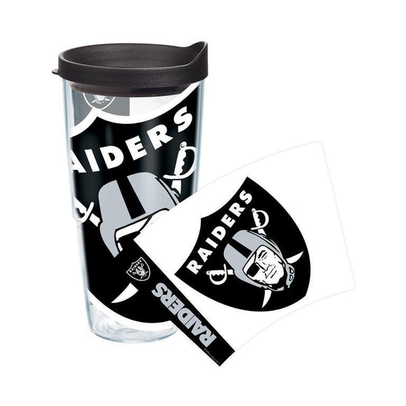 Oakland Raiders Colossal 24 oz. Tervis Tumbler with Lid - (Set of 2)-Tumbler-Tervis-Top Notch Gift Shop