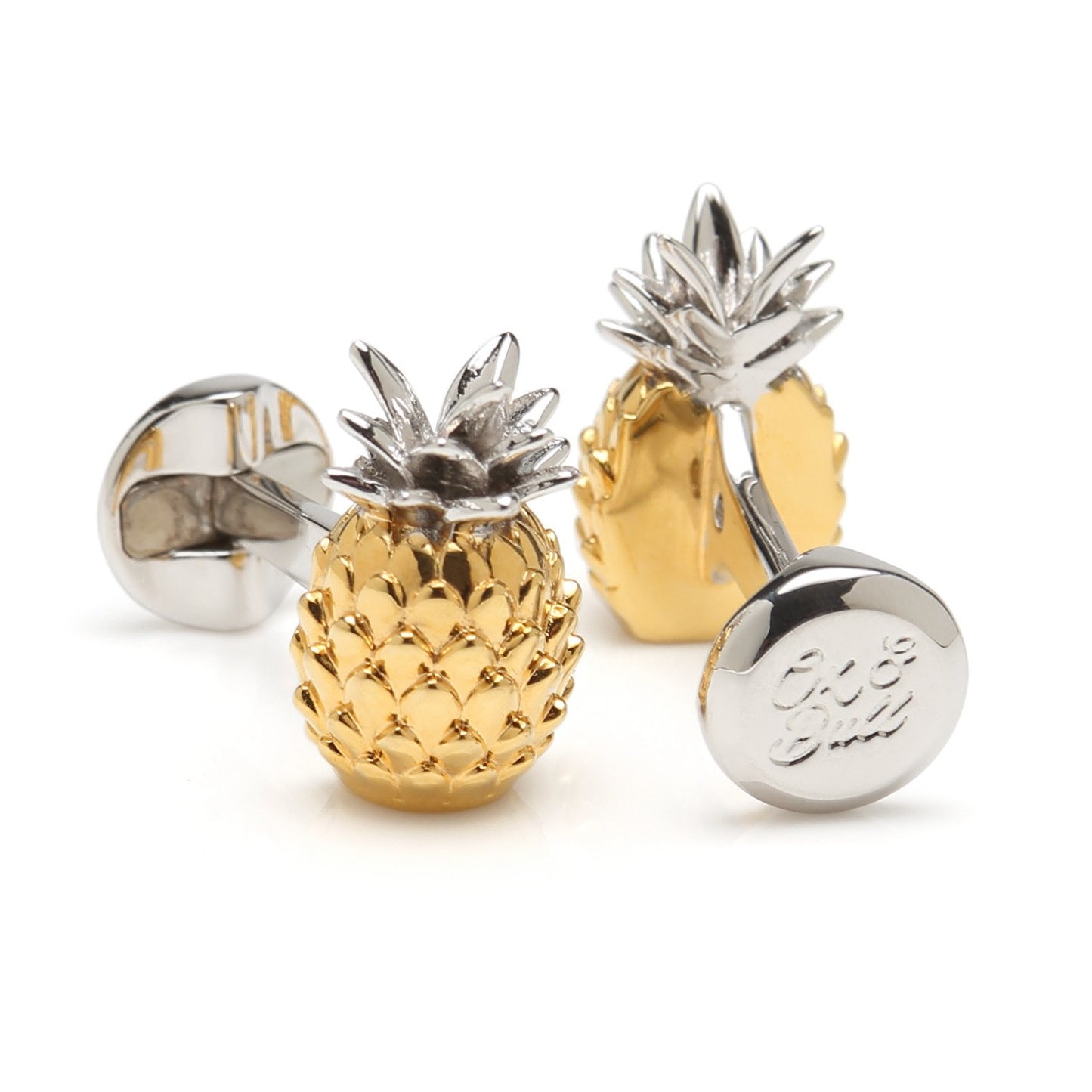 Pineapple 3D Cufflinks-Cufflinks-Cufflinks, Inc.-Top Notch Gift Shop