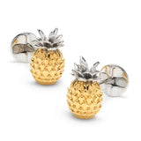 Pineapple 3D Cufflinks-Cufflinks-Cufflinks, Inc.-Top Notch Gift Shop