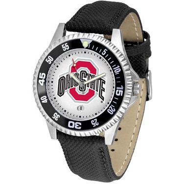 Ohio State Buckeyes Competitor - Poly/Leather Band Watch-Watch-Suntime-Top Notch Gift Shop