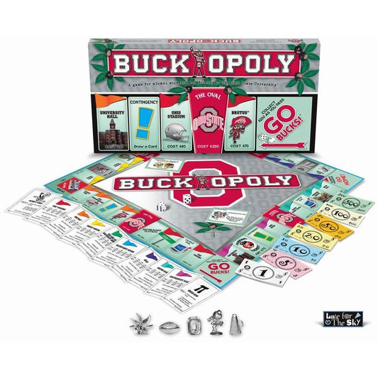 Buck-opoly - Ohio State Monopoly Game-Game-Late For The Sky-Top Notch Gift Shop