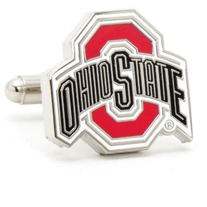 Ohio State University Buckeyes Enamel Cufflinks-Cufflinks-Cufflinks, Inc.-Top Notch Gift Shop