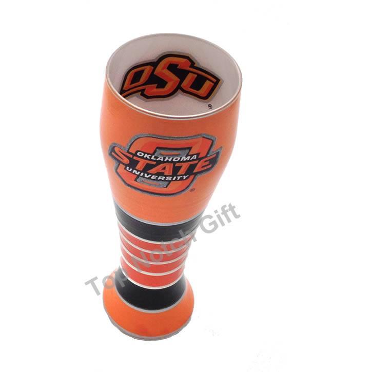 Oklahoma State University Artisan Hand Painted Pilsner Glass-Pilsner Glass-Boelter Brands-Top Notch Gift Shop