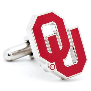 Oklahoma University Sooners Enamel Cufflinks-Cufflinks-Cufflinks, Inc.-Top Notch Gift Shop