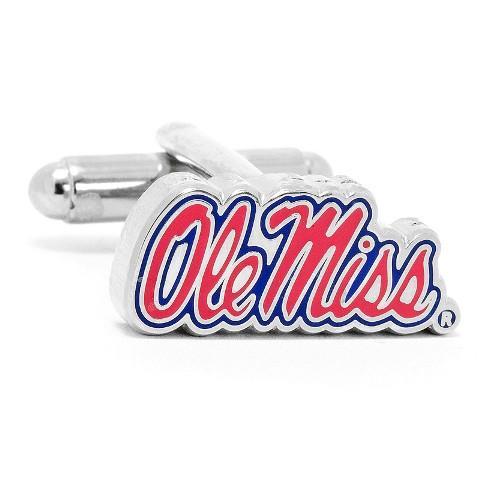 Ole Miss University Rebels Enamel Cufflinks-Cufflinks-Cufflinks, Inc.-Top Notch Gift Shop