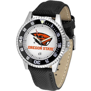 Oregon State Beavers Competitor - Poly/Leather Band Watch-Watch-Suntime-Top Notch Gift Shop