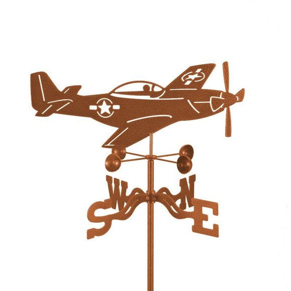 P51 Mustang Weathervane-Weathervane-EZ Vane-Top Notch Gift Shop