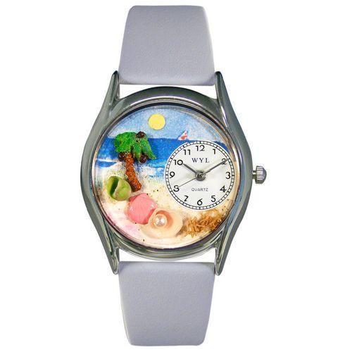 Palm Tree Watch Small Silver Style-Watch-Whimsical Gifts-Top Notch Gift Shop