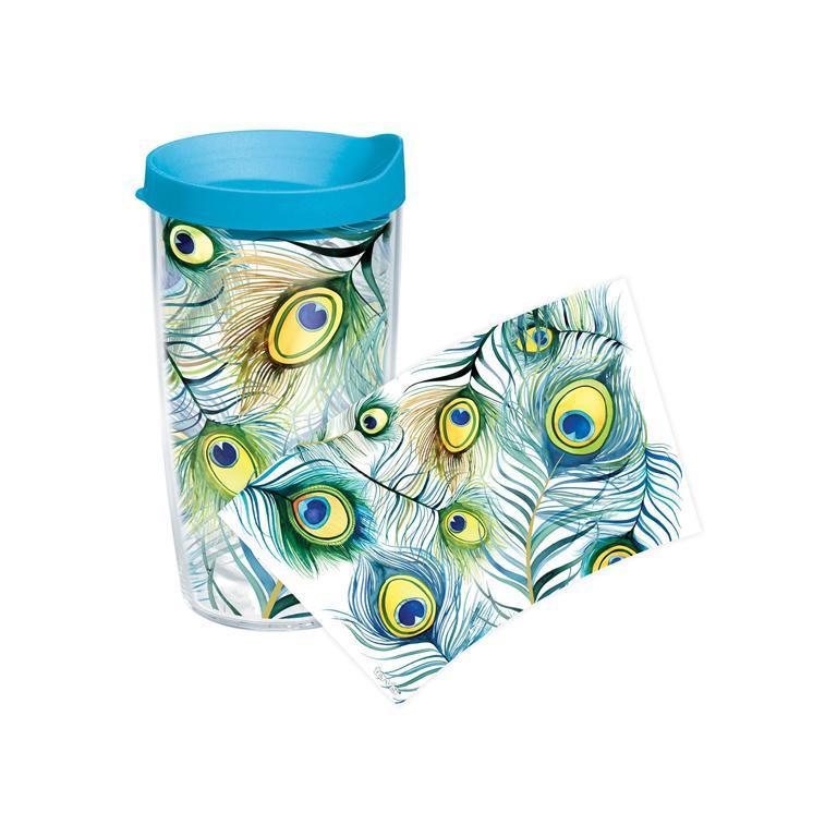 Peacock 16 oz. Tervis Tumbler with Lid - (Set of 2)-Tumbler-Tervis-Top Notch Gift Shop