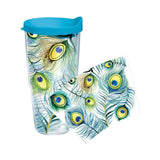 Peacock 24 oz. Tervis Tumbler with Lid - (Set of 2)-Tumbler-Tervis-Top Notch Gift Shop