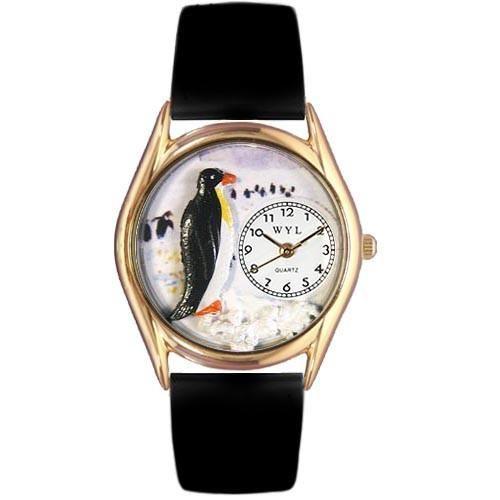 Penguin Watch Small Gold Style-Watch-Whimsical Gifts-Top Notch Gift Shop