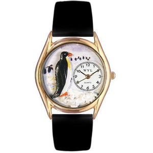 Penguin Watch Small Gold Style-Watch-Whimsical Gifts-Top Notch Gift Shop