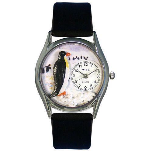 Penguin Watch Small Silver Style-Watch-Whimsical Gifts-Top Notch Gift Shop