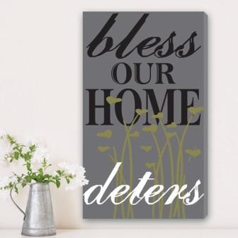 Sweet Blessing Personalized Canvas Print (14