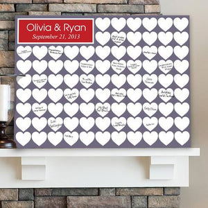 Heartful Memories Personalized Canvas Print (18"x24")-Canvas Signs-JDS Marketing-Top Notch Gift Shop