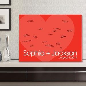 Love for Ever Personalized Canvas Print (18"x24")-Canvas Signs-JDS Marketing-Top Notch Gift Shop