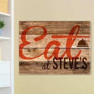 Reclaimed Kitchen Personalized Canvas Print (18"x24")-Canvas Signs-JDS Marketing-Top Notch Gift Shop