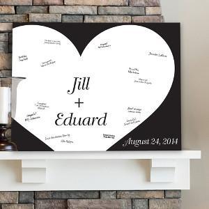 Shadow of Love Personalized Canvas Print (18