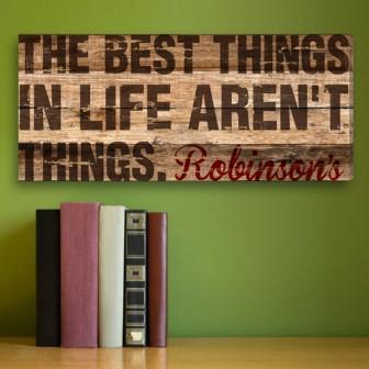 Best Thing In Life Personalized Canvas Print (8