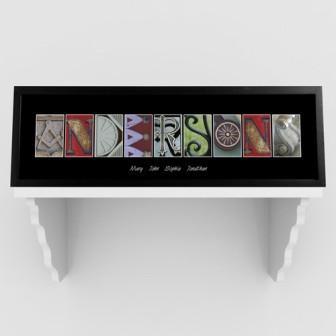 Architectural Elements III Color Family Name Personalized Print-Wall Art-JDS Marketing-Top Notch Gift Shop