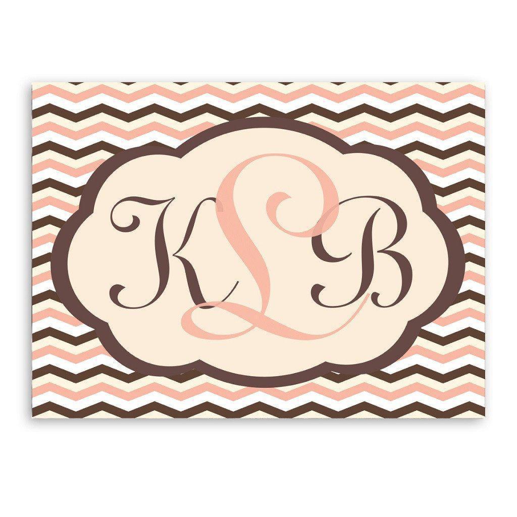 Baby Chevron Pink Personalized Canvas Sign-Canvas Signs-JDS Marketing-Top Notch Gift Shop