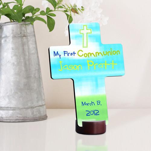 Bright Blessings Personalized First Communion Cross-Cross-JDS Marketing-Top Notch Gift Shop