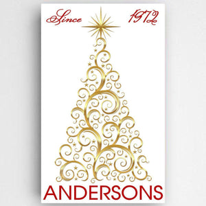 Christmas Tree Personalized Canvas Sign-Canvas Signs-JDS Marketing-Top Notch Gift Shop