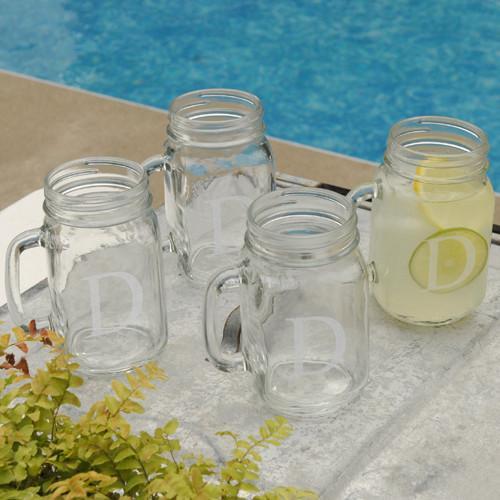 Classic Jar Glass Personalized Set of 4-Jar Glass-JDS Marketing-Top Notch Gift Shop