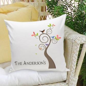 Family Tree Family Name Personalized Throw Pillow-Pillow-JDS Marketing-Top Notch Gift Shop