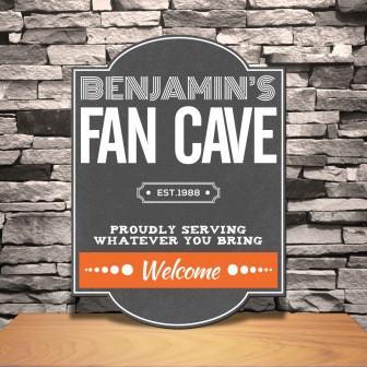 Fan Cave Personalized Classic Tavern Sign-Tavern Sign-JDS Marketing-Top Notch Gift Shop