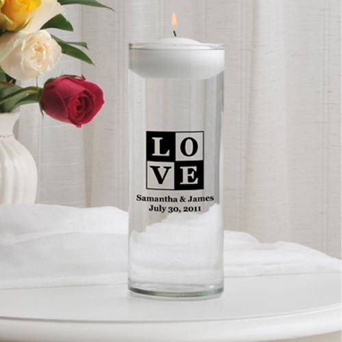 Floating Personalized Unity Candle-Candle-JDS Marketing-Top Notch Gift Shop