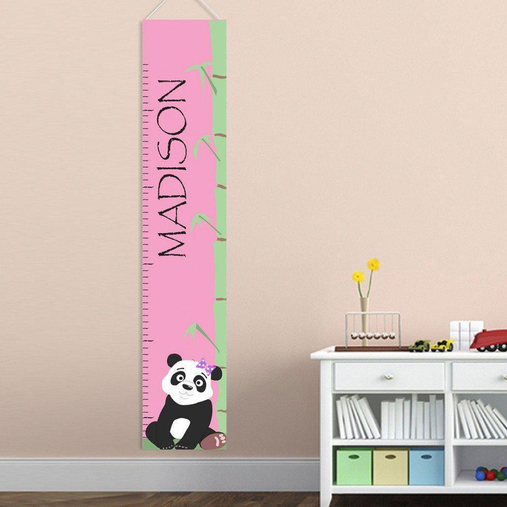 Girl Panda Personalized Height Chart-Height Chart-JDS Marketing-Top Notch Gift Shop