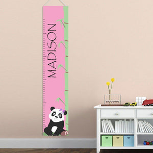 Girl Panda Personalized Height Chart-Height Chart-JDS Marketing-Top Notch Gift Shop