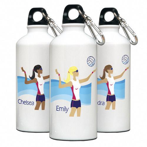 Go Girl Personalized Volleyball Water Bottle-Water Bottle-JDS Marketing-Top Notch Gift Shop