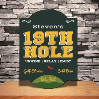 Golf Personalized Classic Tavern Sign-Tavern Sign-JDS Marketing-Top Notch Gift Shop