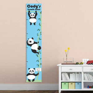 Hanging Boy Pandas Personalized Height Chart-Height Chart-JDS Marketing-Top Notch Gift Shop