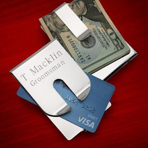 Harrison II Personalized Polished Money Clip-Money Clip-JDS Marketing-Top Notch Gift Shop