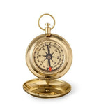 High Polish Gold Keepsake Compass with Wooden Box - Personalized-Compass-JDS Marketing-Top Notch Gift Shop