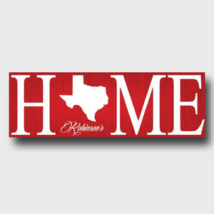 Home State Personalized Canvas-Canvas Signs-JDS Marketing-Top Notch Gift Shop