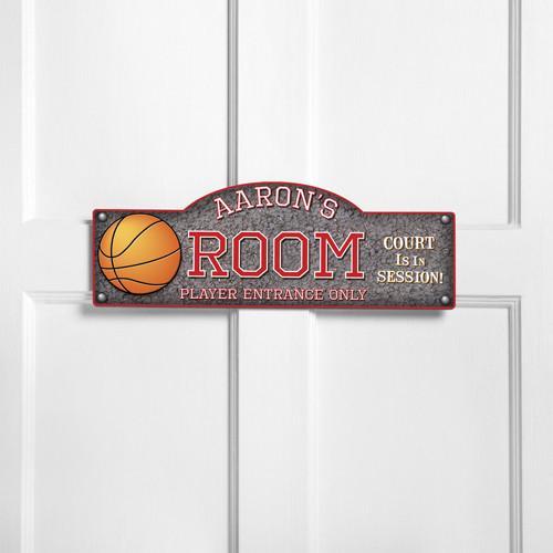 Hoops Personalized Basketball Room Sign-Wall Art-JDS Marketing-Top Notch Gift Shop