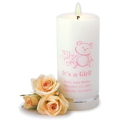 It's a Girl Personalized Candle-Candle-JDS Marketing-Top Notch Gift Shop
