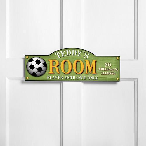 Kick It Up Personalized Soccer Room Sign-Wall Art-JDS Marketing-Top Notch Gift Shop