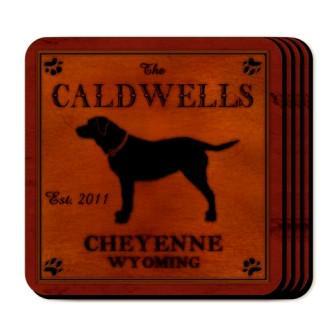 Labrador Personalized 5 Piece Coaster Set-Coasters-JDS Marketing-Top Notch Gift Shop