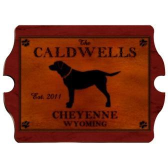Labrador Cabin Series Vintage Personalized Sign-Wall Art-JDS Marketing-Top Notch Gift Shop