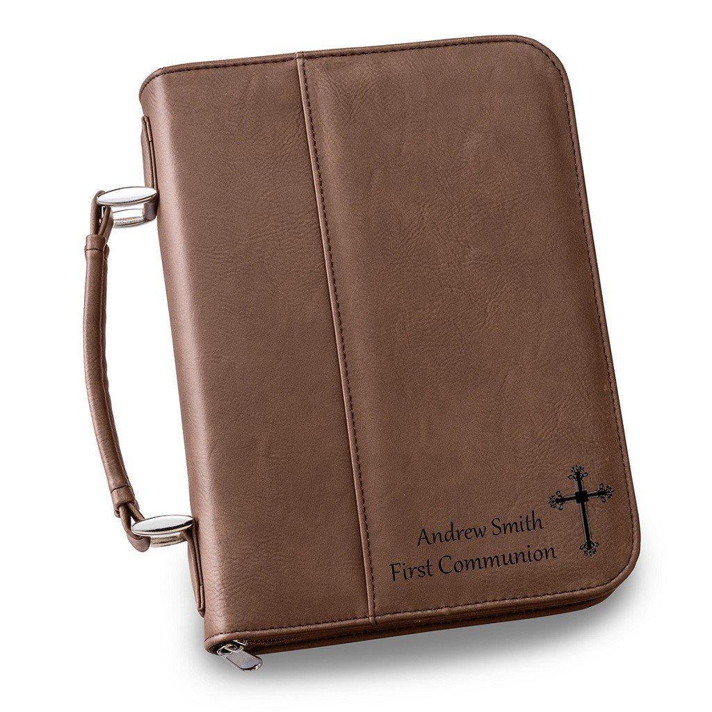 Large Personalized Dark Brown Bible Case-Bible-JDS Marketing-Top Notch Gift Shop